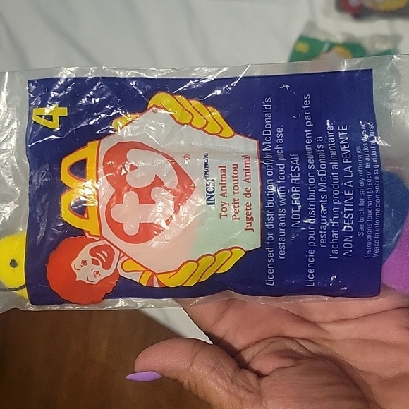 MCDONALD'S 1998 TY Beanie Lot Of 8 Happy Meal Toys - Picture 4 of 16